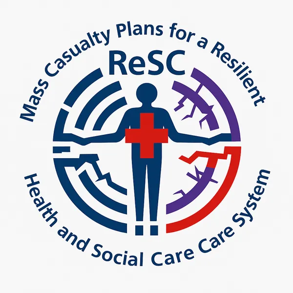 A cartoon person with circles around it and text of the research grant