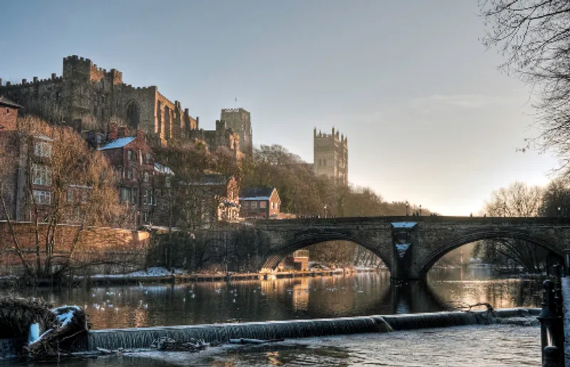 View of Durham City from across the river