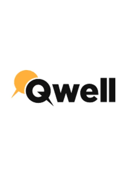 Qwell logo on white background
