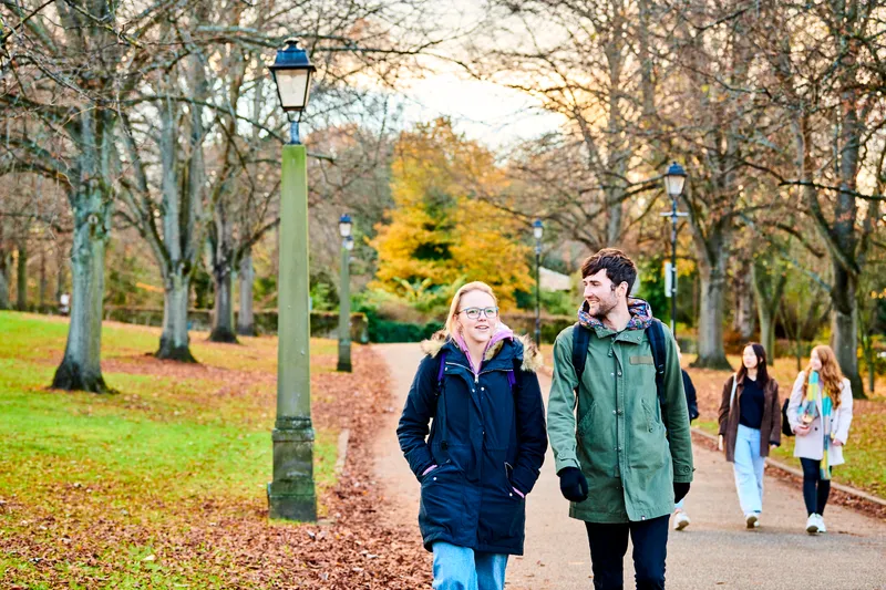 Students walking at St Mary's College