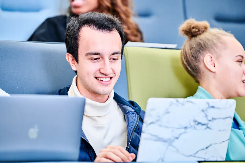 Student in lecture