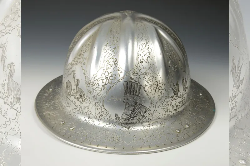 Decorated safety helmet, 1959-2014