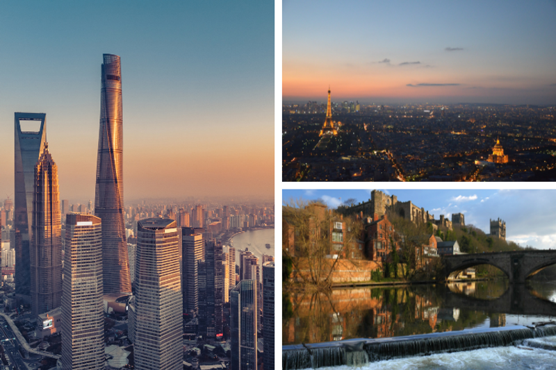 Shanghai Paris and Durham