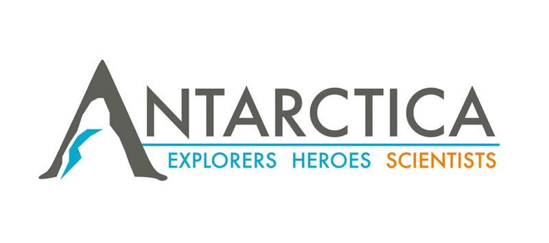 Antarctica exhibition logo