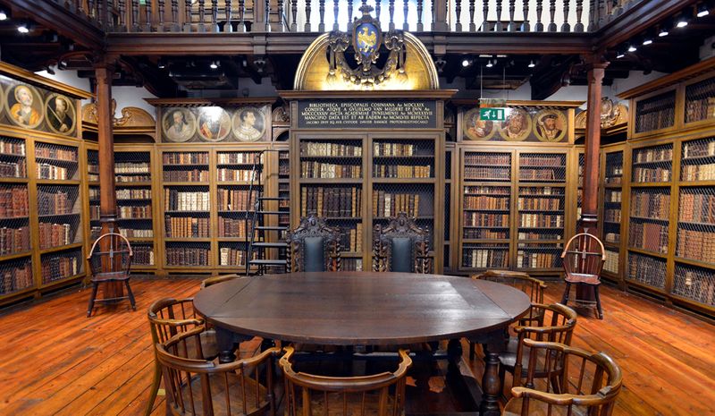Interior of Cosin's Library
