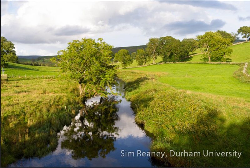 Image of stream and rural landscape in northern England