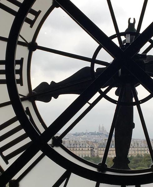 Clock face, Musée d'Orsay, Paris
