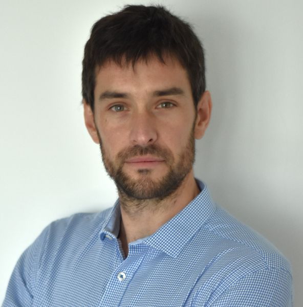 A colour photograph of Dr Sam Horlor