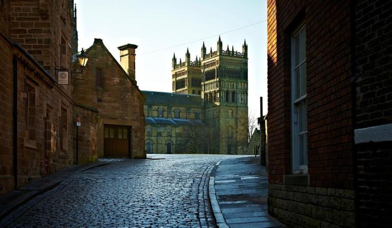 Durham Cathedral viewed from Owengate