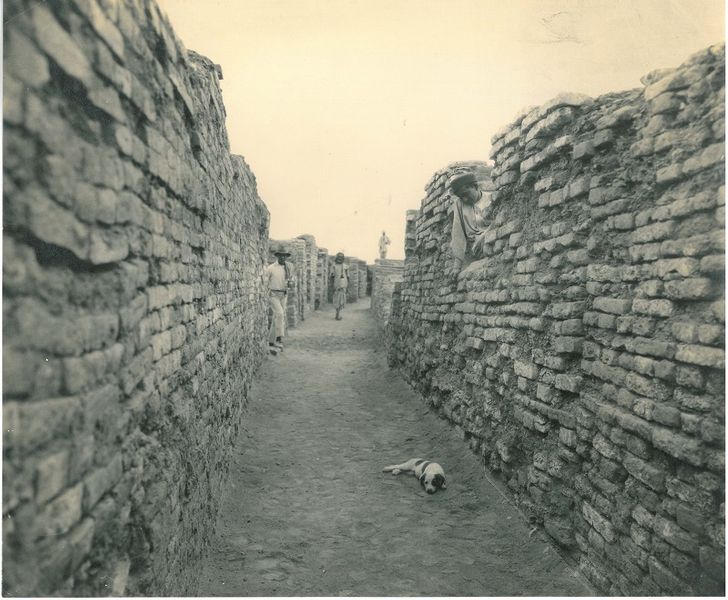 View of the excavations at Taxila during the 1920s