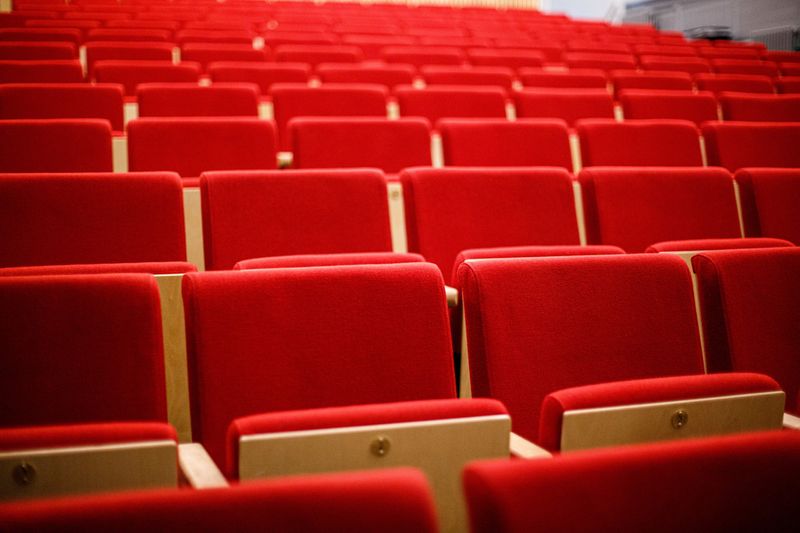 Empty theatre seats