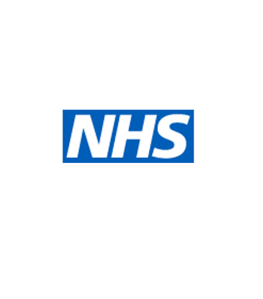 NHS logo on white background