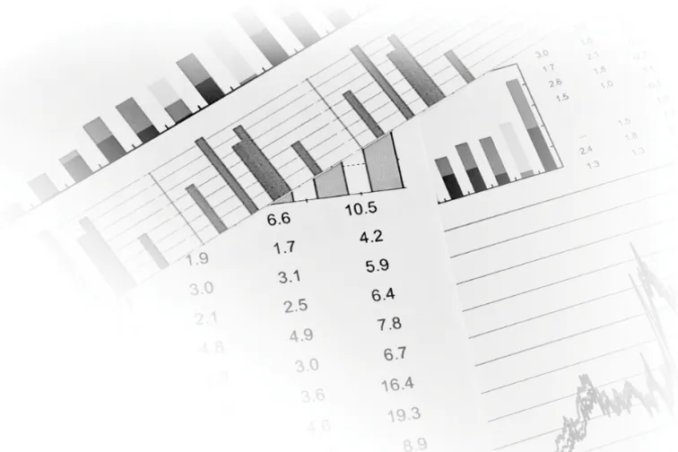 Black and white accounting statements