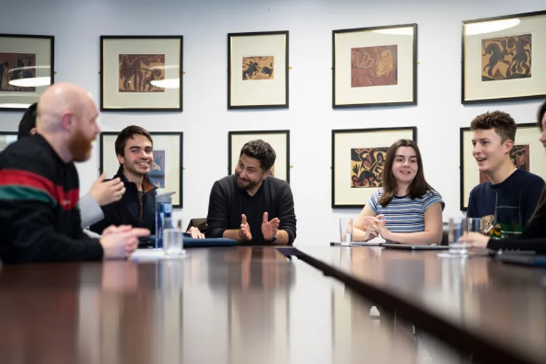 Students in Mill Hill Lane seminar room