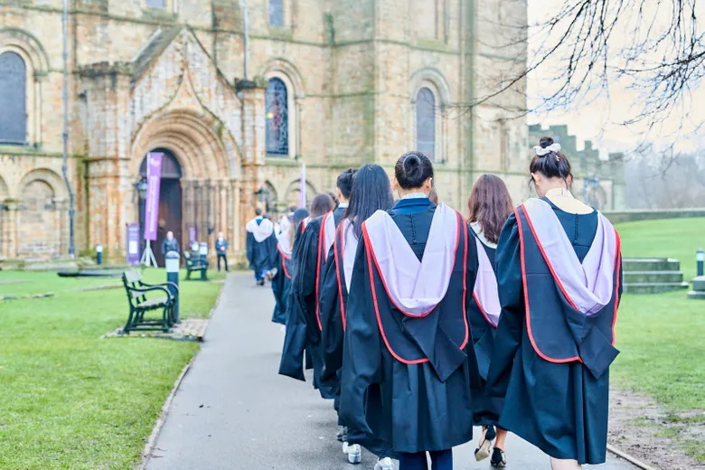 Winter congregation procession to Cathedral January 2024