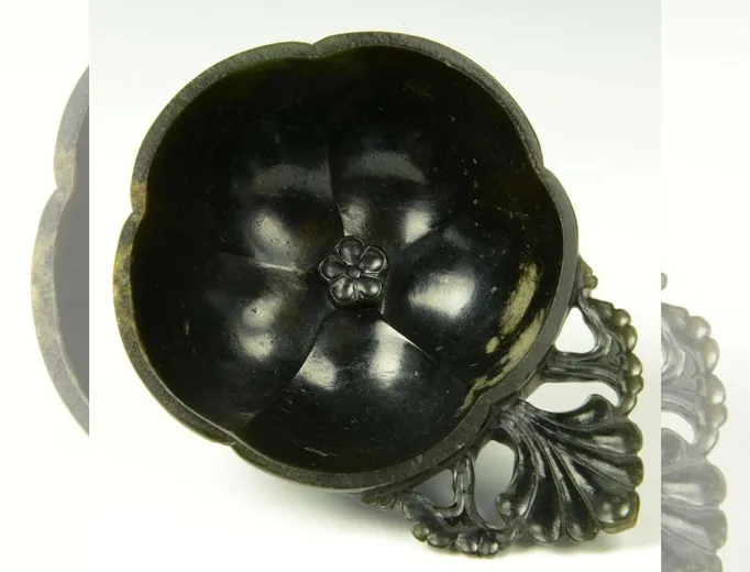 Jade wine cup from Central Asia