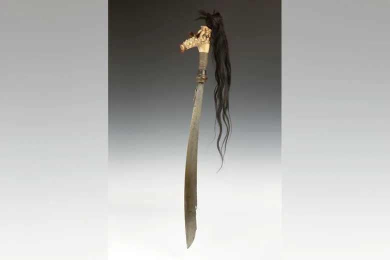Headhunting sword (parang) of Temenggong Koh, Paramount Chief of the Iban