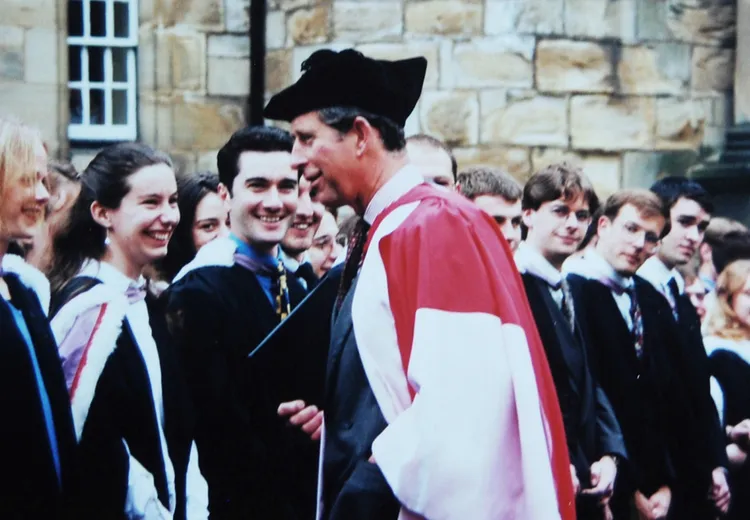 King Charles honorary graduation 1998