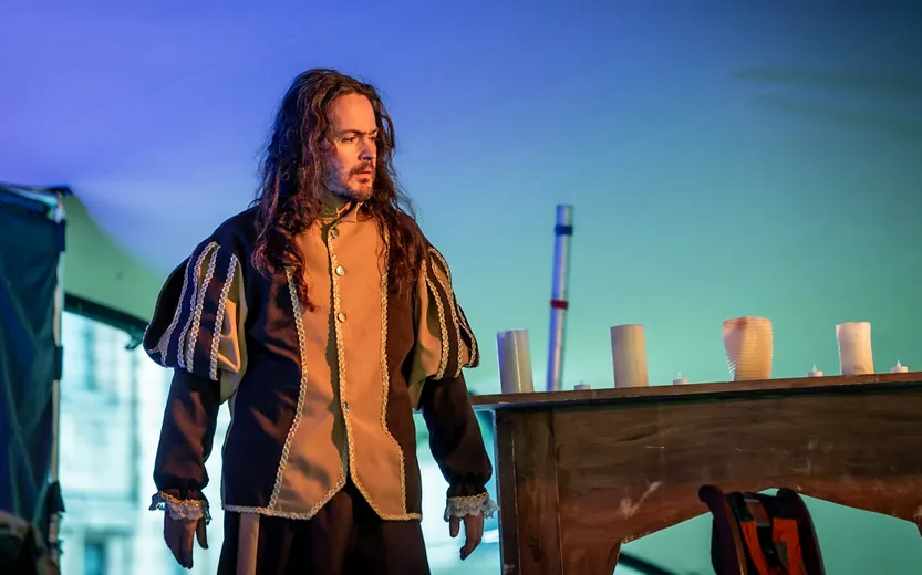 Mister Shakespeare at the Palace Green stretch tent