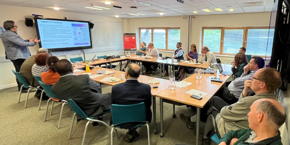 Durham University researchers touring our Psychology Department