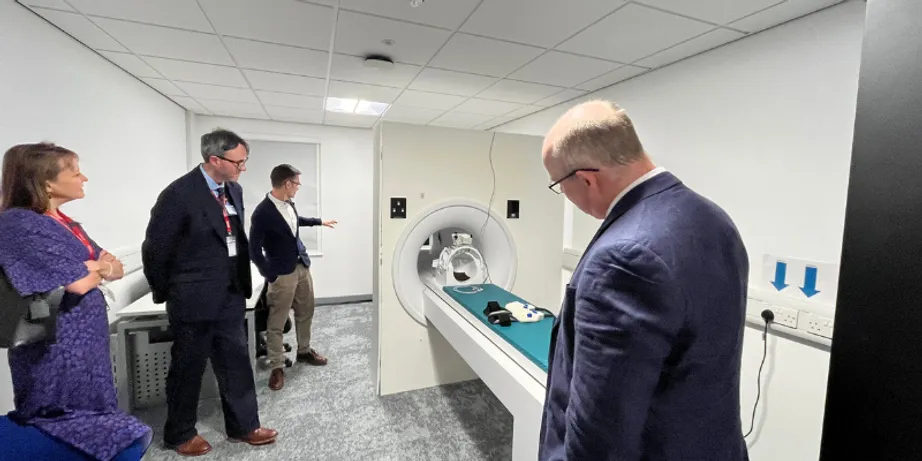 Durham University researchers touring our Psychology Department