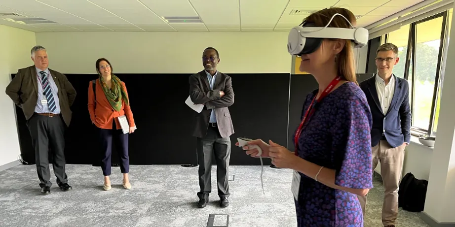 Durham University researchers touring our Psychology Department