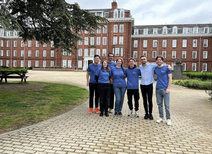 Photo of student PREPS in front of Neville House