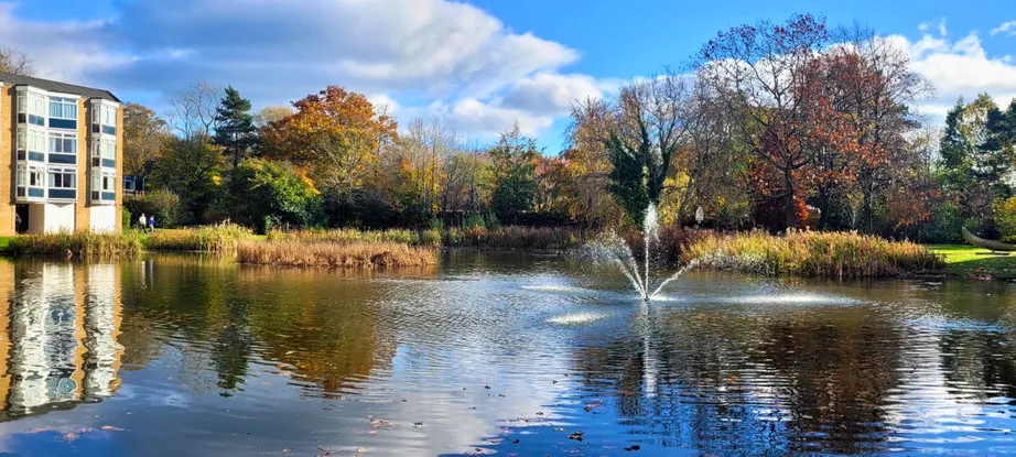 Van Mildert College Grounds on an Autumn Day