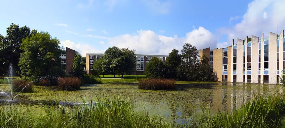Van Mildert College Grounds - wide view of grounds