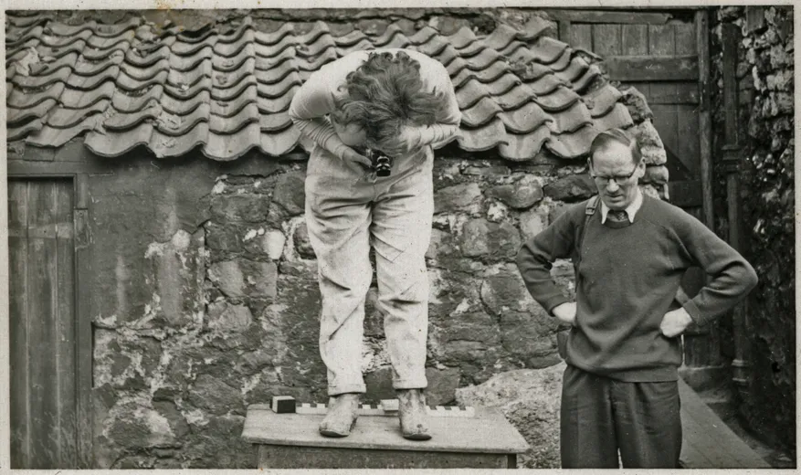 Rosemary taking a photo
