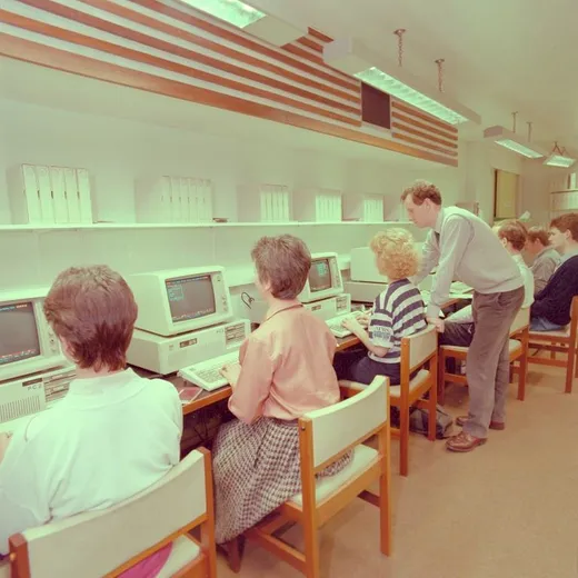 Computer Lab in the 1980s with Danny Donnoghue