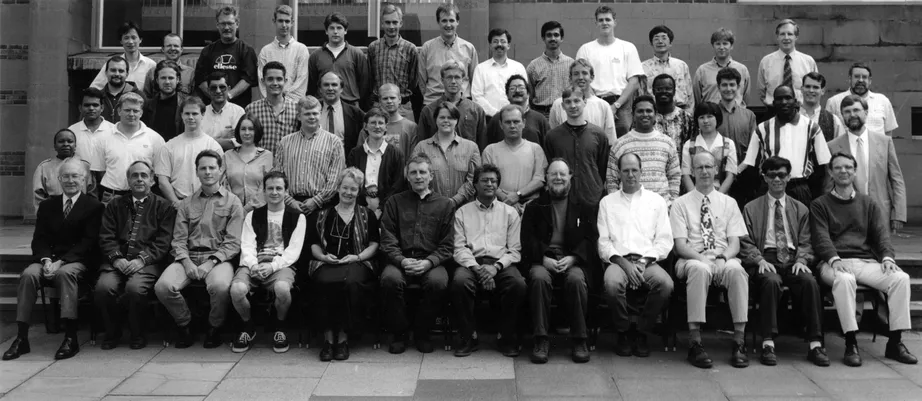 Geography Department Postgraduate Group Photo from 1997