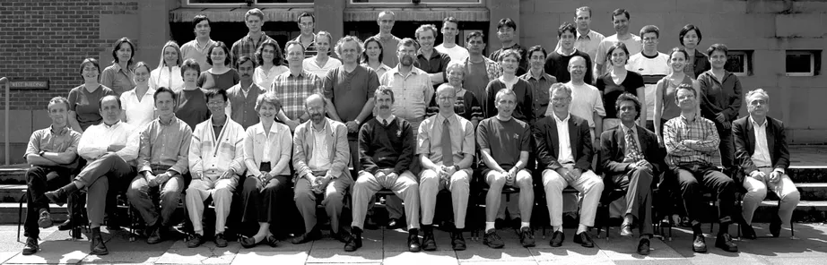 Geography Department Postgraduate Group Photo from 2000