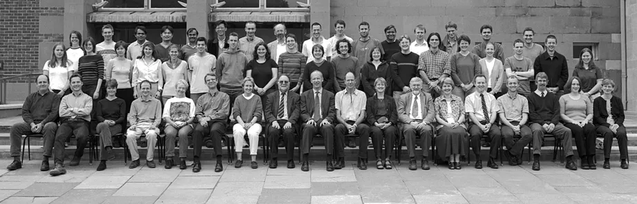 Geography Department Postgraduate Group Photo from 2001