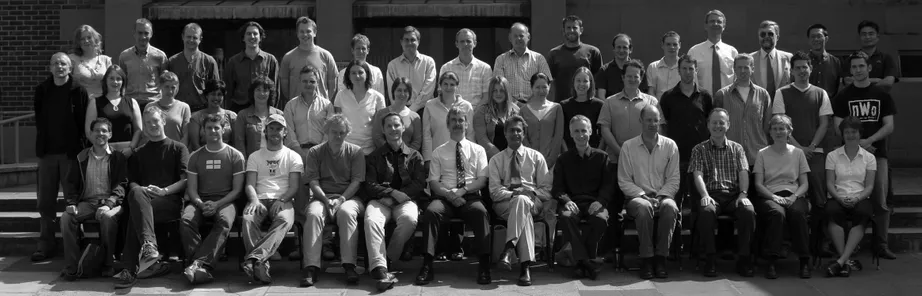 Geography Department Postgraduate Group Photo from 2004