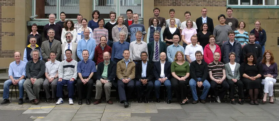 Geography Department Postgraduate Group Photo from 2005