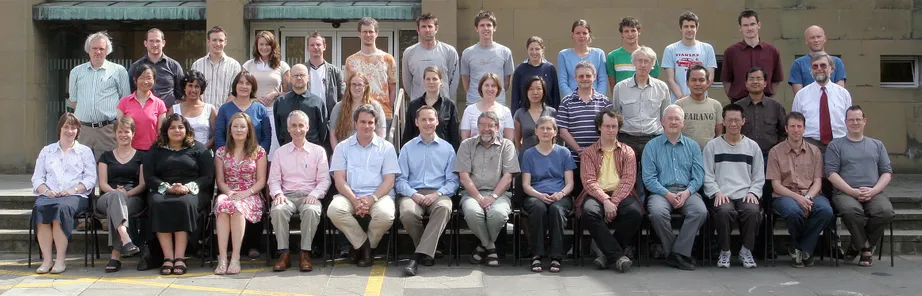 Geography Department Postgraduate Group Photo from 2006