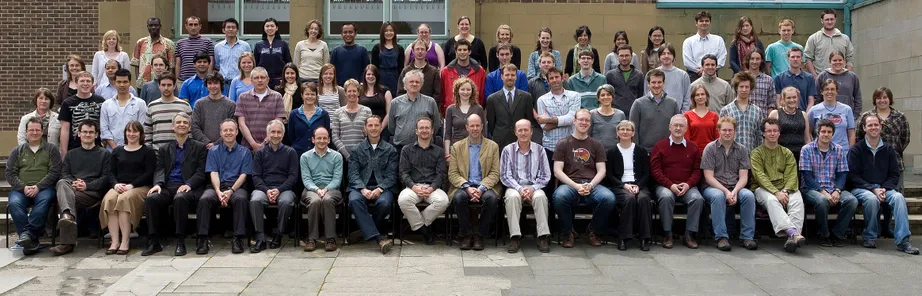 Geography Department Postgraduate Group Photo from 2009
