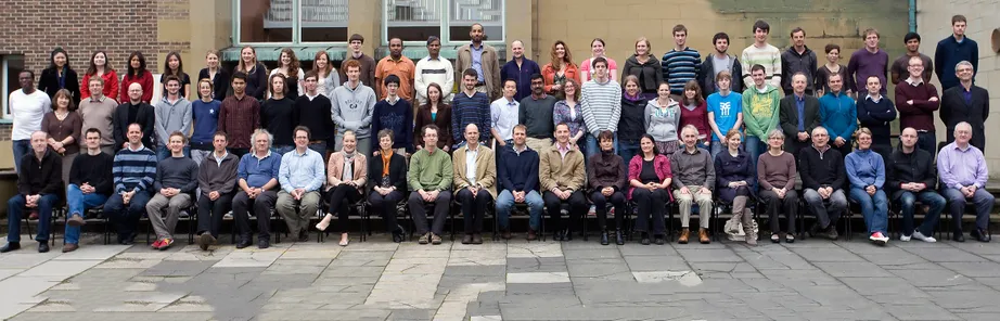 Geography Department Postgraduate Group Photo from 2010
