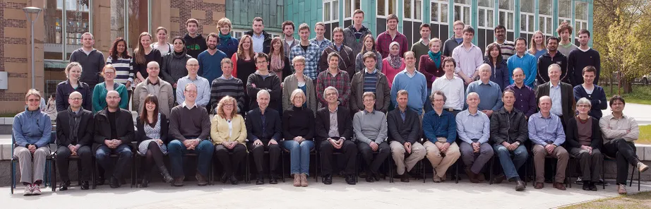Geography Department Postgraduate Group Photo from 2012
