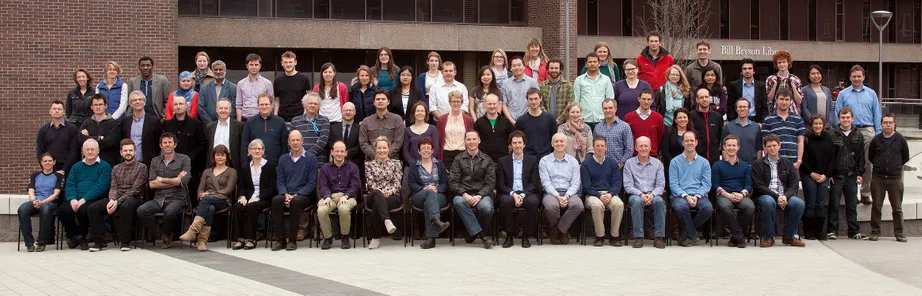 Geography Department Postgraduate Group Photo from 2013