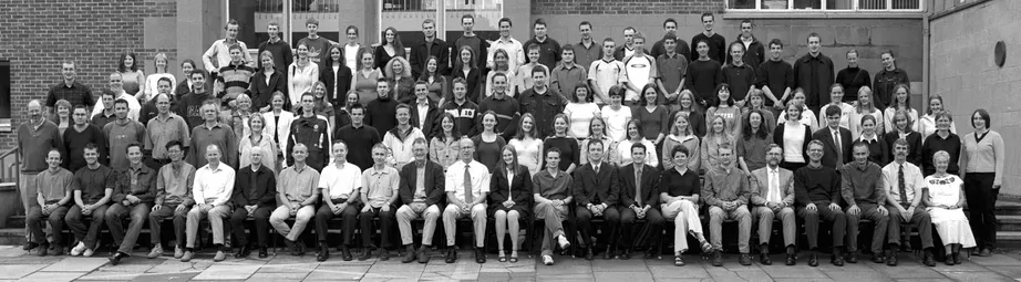 Geography Department Undergraduate Group photo from 2002