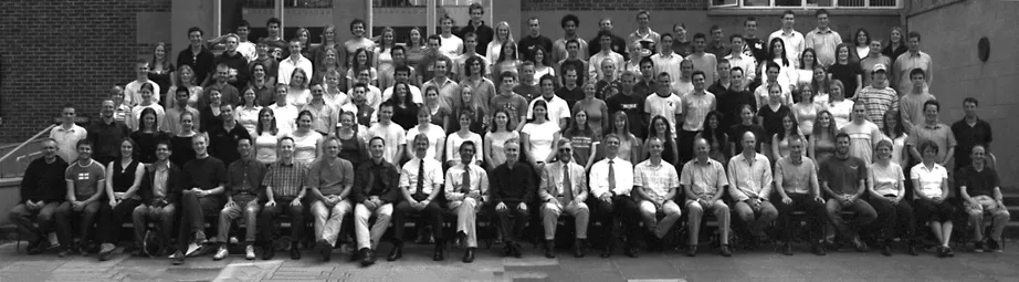 Geography Department Undergraduate Group photo from 2004
