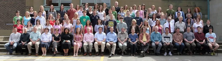Geography Department Undergraduate Group photo from 2006