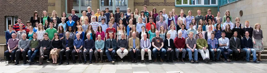 Geography Department Undergraduate Group photo from 2009