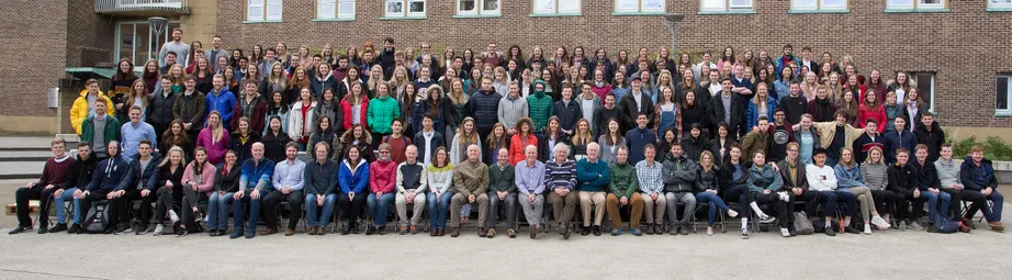 Geography Department Undergraduate Group photo from 2017