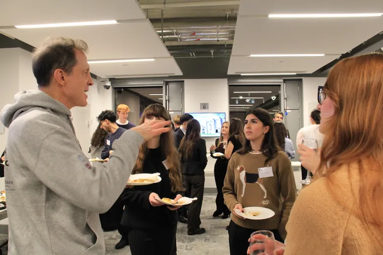 Andrew Taggart, Bouchra Geagea and Rebekah Williams