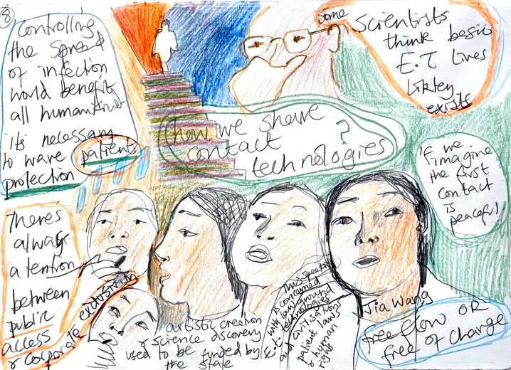 Notes and drawings inspired by the SETI and UAP Panels