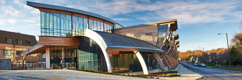 The Law School entrance of the Palatine Centre