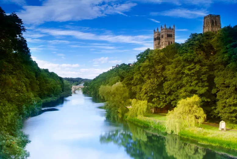 A view of Durham Cathedral from the River Wear